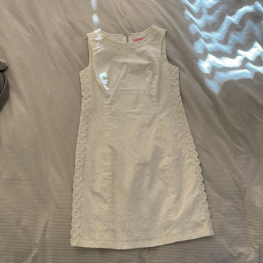 NWT white lily pulitzer shift dress